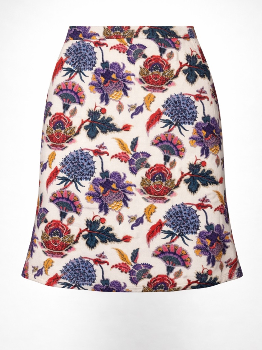 J Crew NWT floral midi knee length skirt, size 2